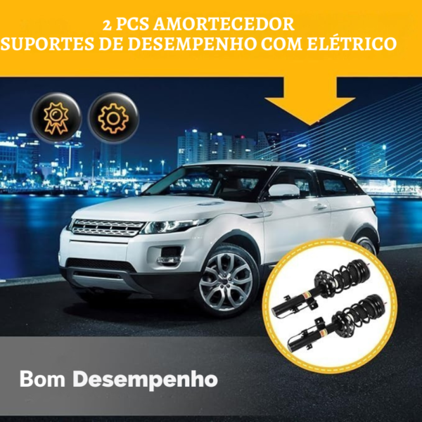 Par Amortecedor Traseiro Land Rover Evoque C/sensor e Molas  2012-2019 - Image 3