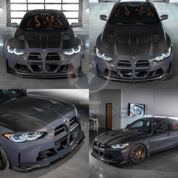 Spoiler Dianteiro V Style em Fibra de Carbono – BMW M3 G80 / M4 G82 G83 - Image 11