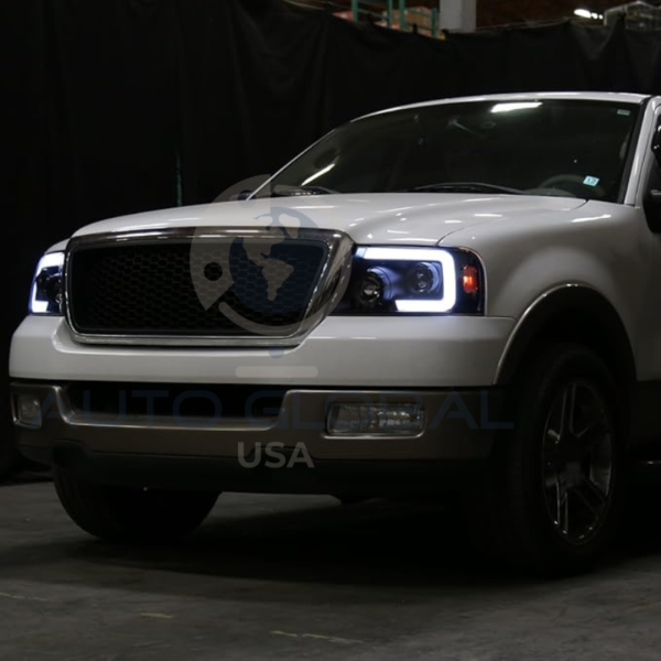 Par de Farol  LED com Projetor Fumê para F-150 2004-2008 - Image 3