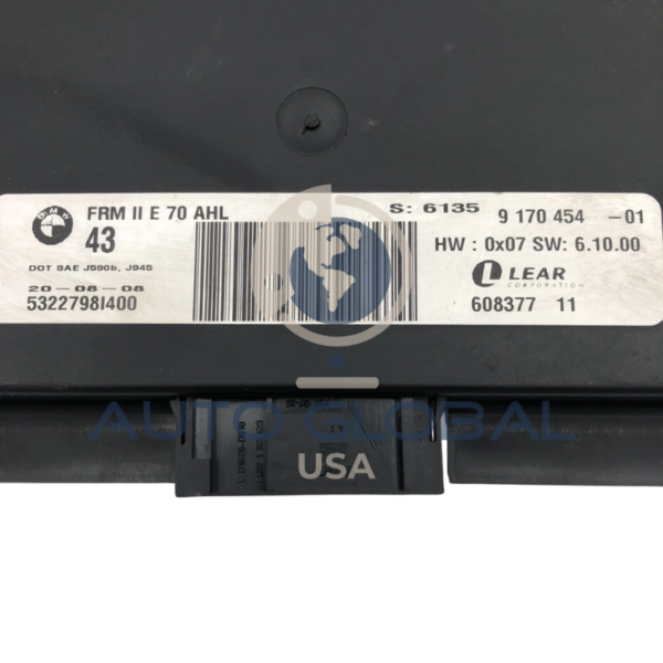 Módulo de Controle da Luz do Assoalho BMW X5 X6 E70 E71 2007-2013 (Usado) - Image 4
