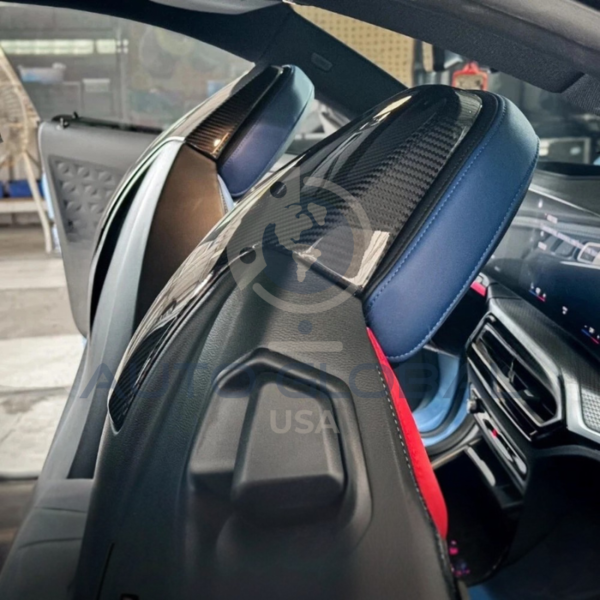 Jogo com 4 Capas de Banco em Fibra de Carbono Real – BMW M3 G80 / M4 G82 2021-2025 - Image 13