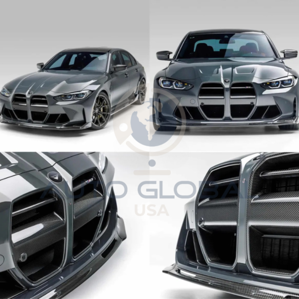 Spoiler Dianteiro V Style em Fibra de Carbono – BMW M3 G80 / M4 G82 G83 - Image 10