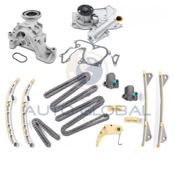 Kit Corrente de Comando Bomba Óleo e Bomba D’água Hyundai Azera Santa Fe Azera 3.0 3.3 3.8 V6
