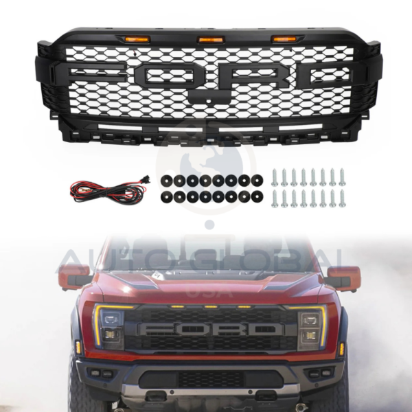 Grade Frontal Modelo Raptor Nova Para F-150 (2020-2025) – Original - Image 2