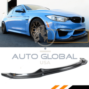 Spoiler Dianteiro em Fibra de Carbono V Style – BMW M3 / M4 (2015–2019)
